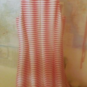 NWT Donna Morgan Red & White Striped Dress